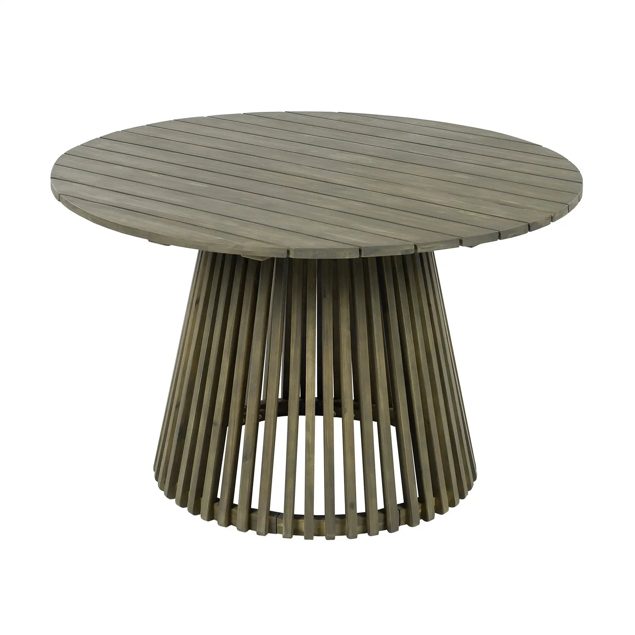 Patio Set Outdoor Acacia Wood Furniture Sets - Modern Club Chair Conversation Sets with Patio Dining Table by HouseOfZazla