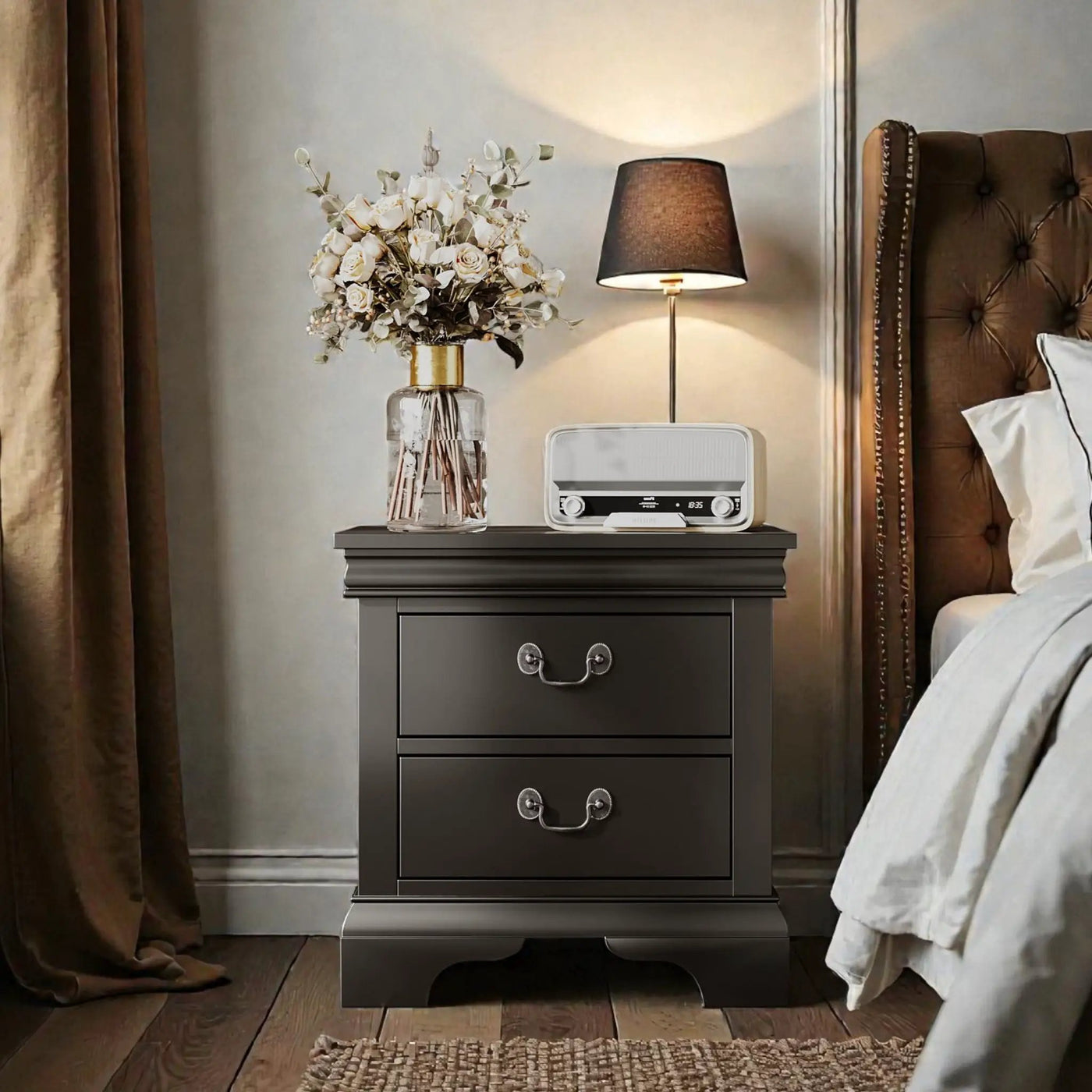 Nightstand With 2 Drawers by HouseOfZazla