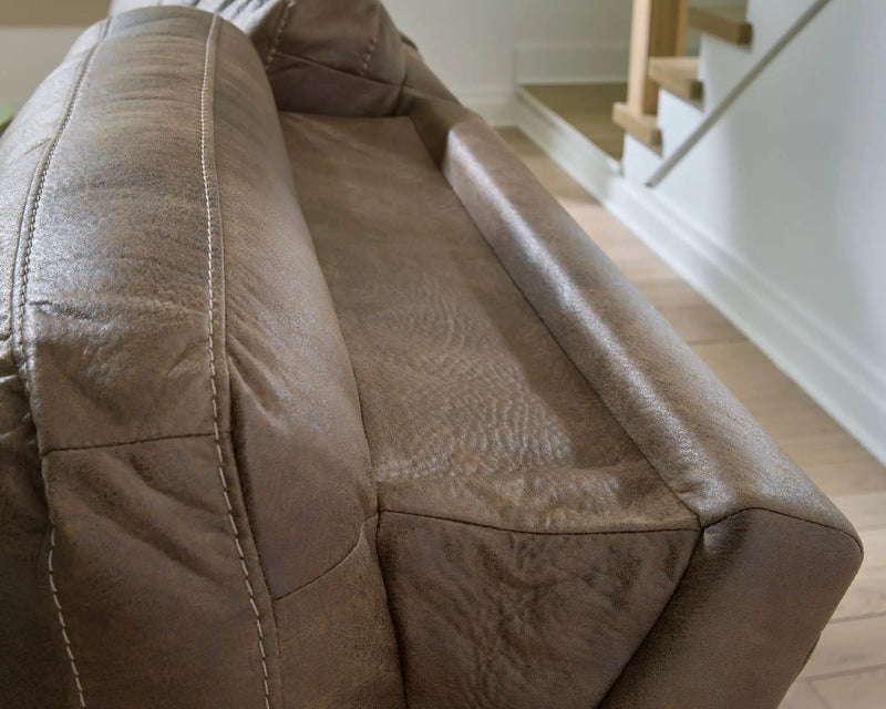 Beckley Place - Power Recliner With Adjustable Headrest - Earth by Unique Piece Furniture