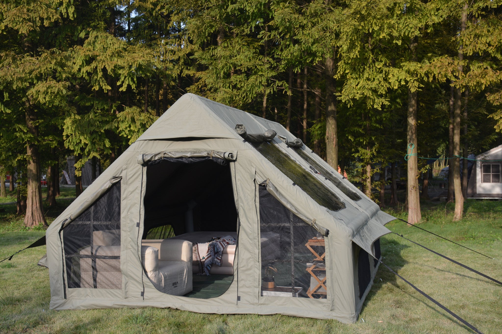 9.8 x 13ft Inflatable Camping Tent with Hand Pump by HouseOfZazla
