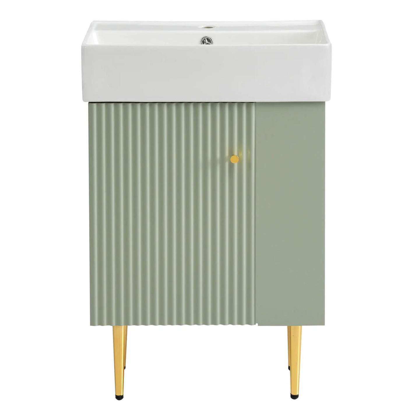 Bathroom Vanity, Combo Cabinet, Bathroom Storage Cabinet, Single Ceramic Sink by HouseOfZazla