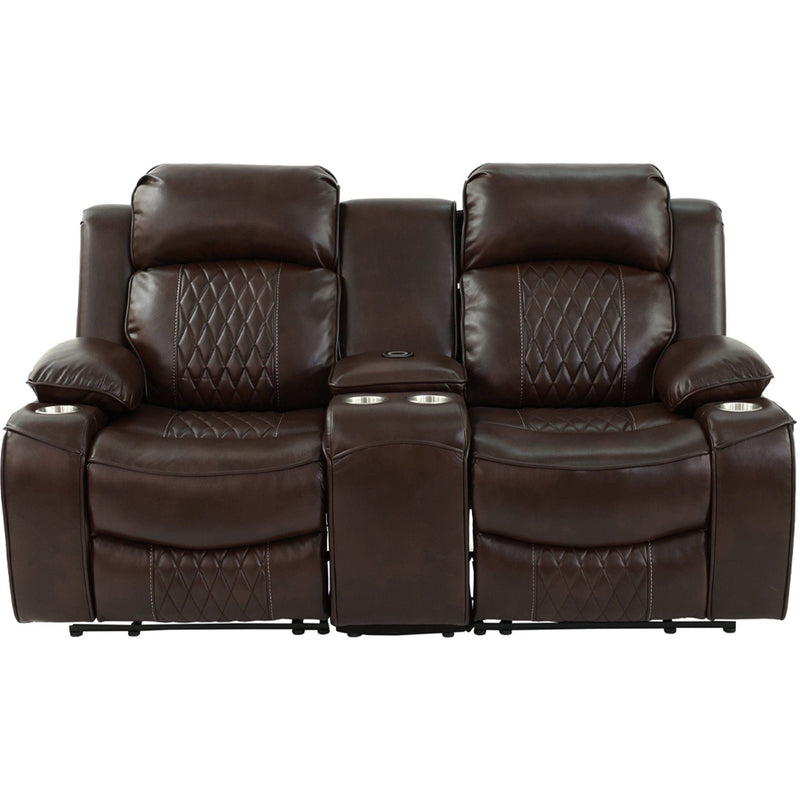 Power Motion Living Room Set With USB Port, Adjustable Headrest, Cup Holder by HouseOfZazla