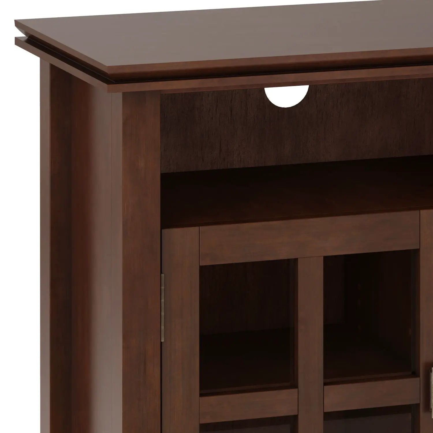 Artisan - TV Media Stand, Handcrafted - Russet Brown by HouseOfZazla