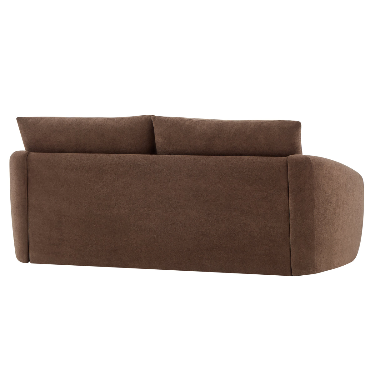 75 in. Curved Velvet Upholstered Sofa, photo 4 of 8