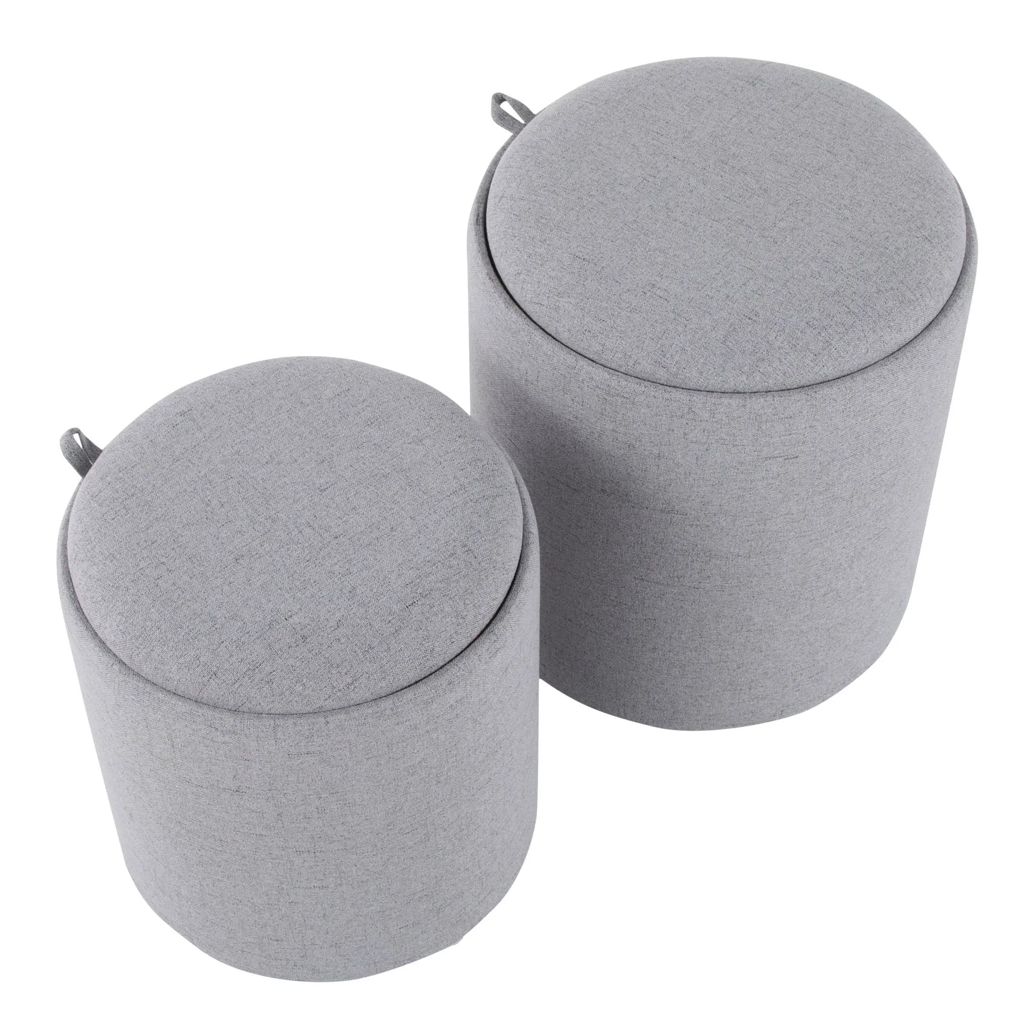 Tray - Contemporary Nesting Ottoman Set by Unique Piece Furniture