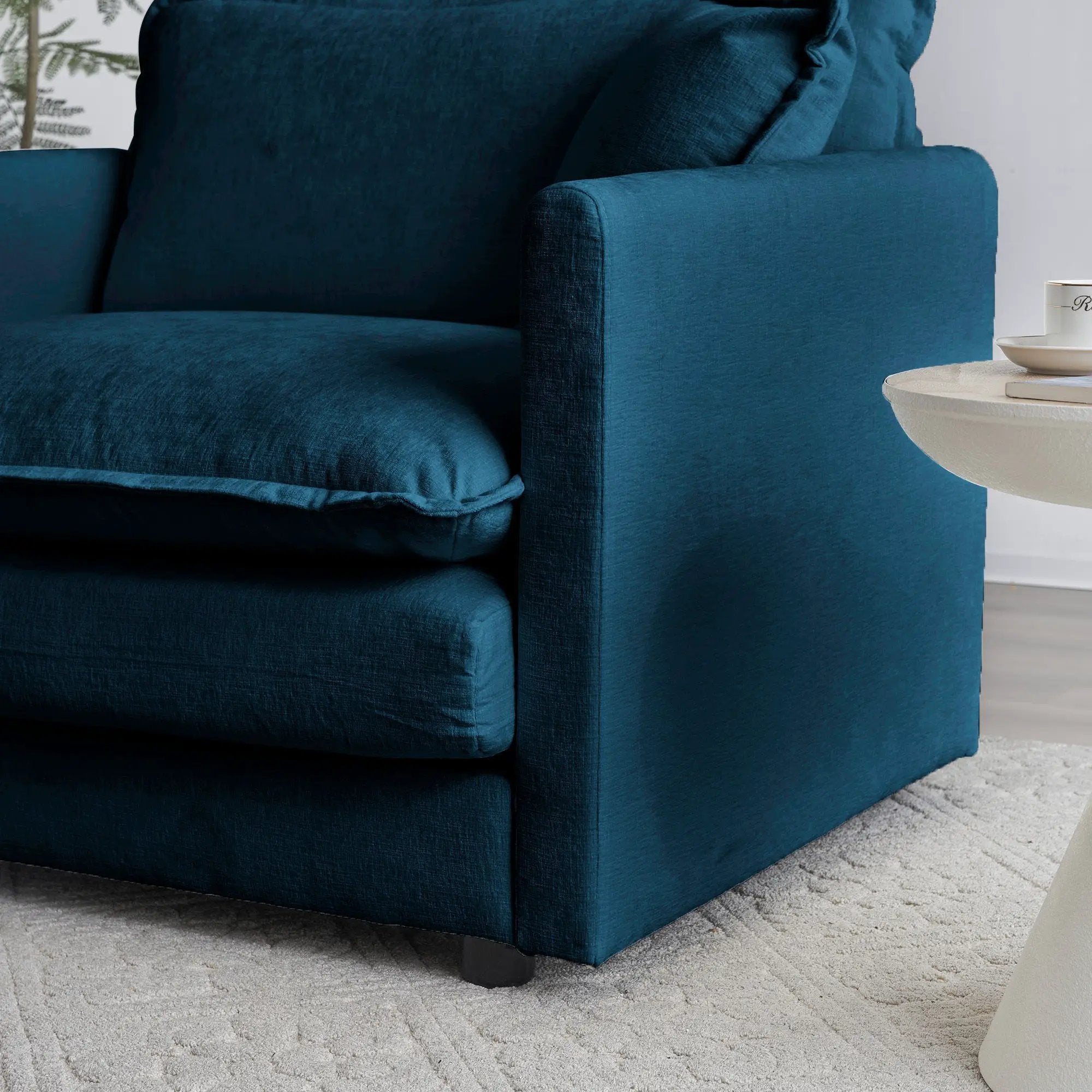 Modern Fabric Loveseat Sofa Couch for Living Room by HouseOfZazla