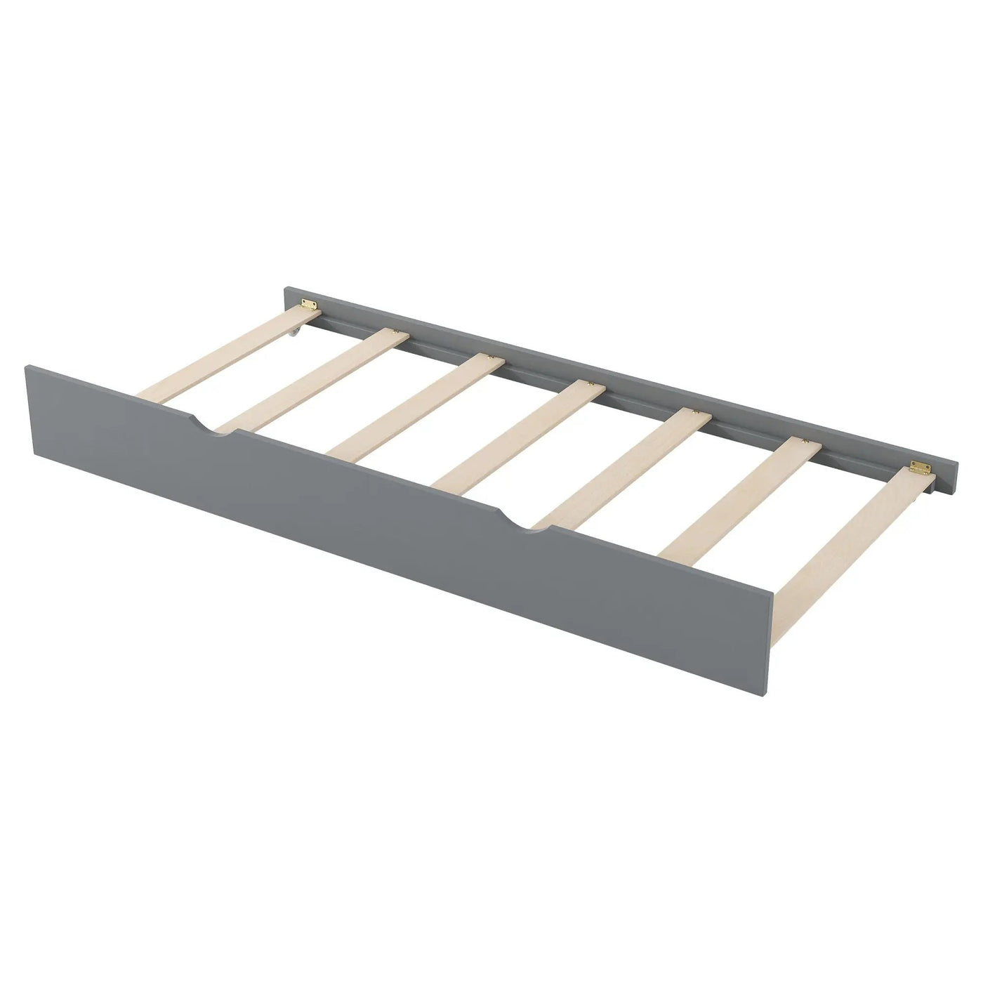 Platform Bed With Trundle, Shelves, And Storage Headboard by HouseOfZazla