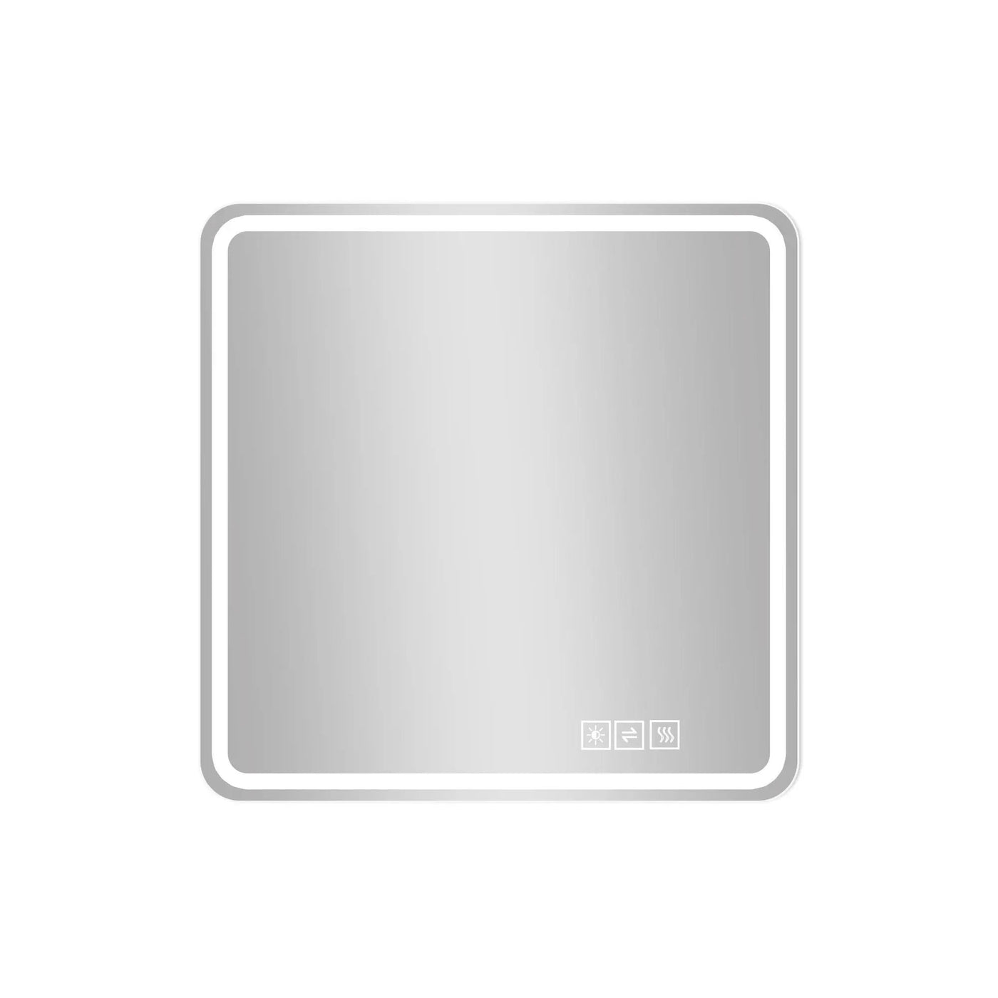 LED Bathroom Mirror with Anti-Fog, Rust Resistance, and Tri-Color Lighting by HouseOfZazla