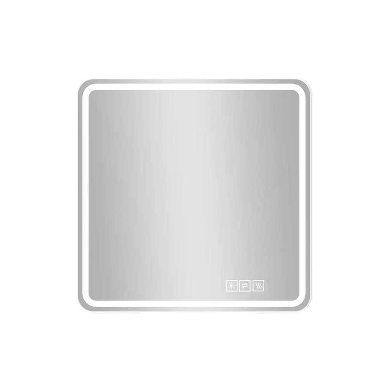 LED Bathroom Mirror with Anti-Fog, Rust Resistance, and Tri-Color Lighting by HouseOfZazla