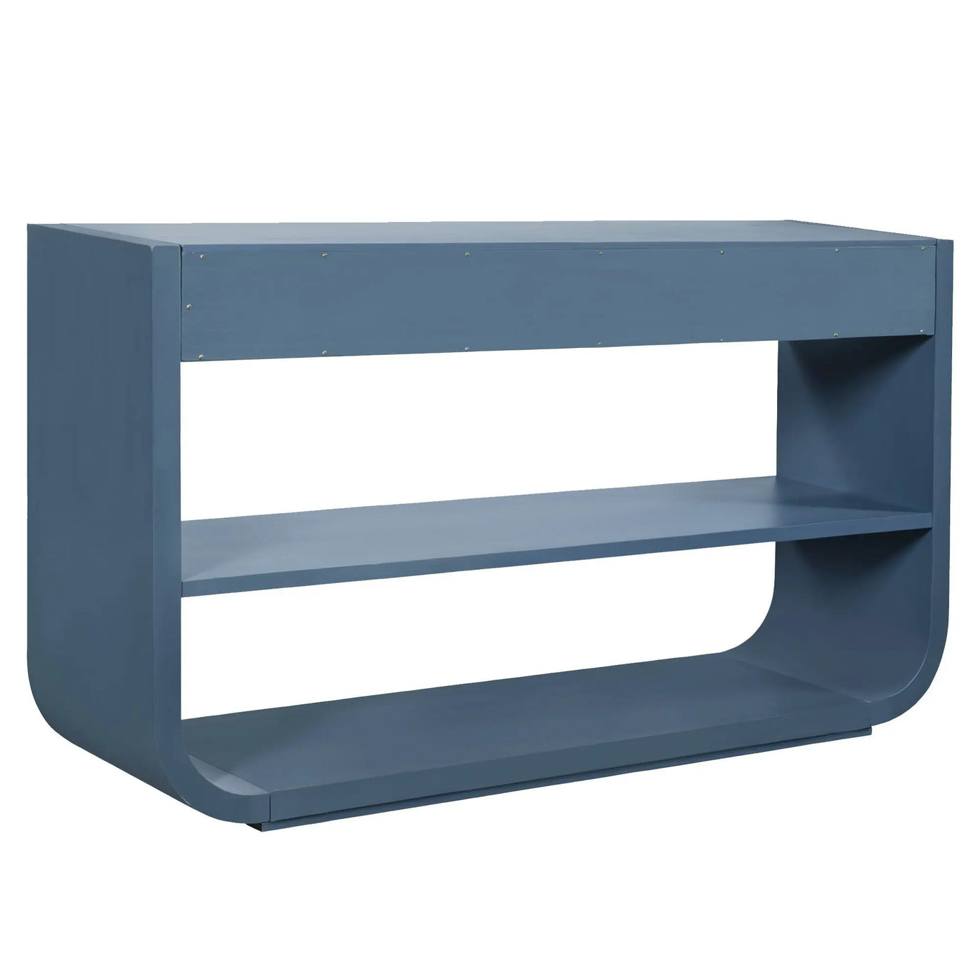 Console Table With 3 Soft Close Drawers & 2 Open Shelves by HouseOfZazla