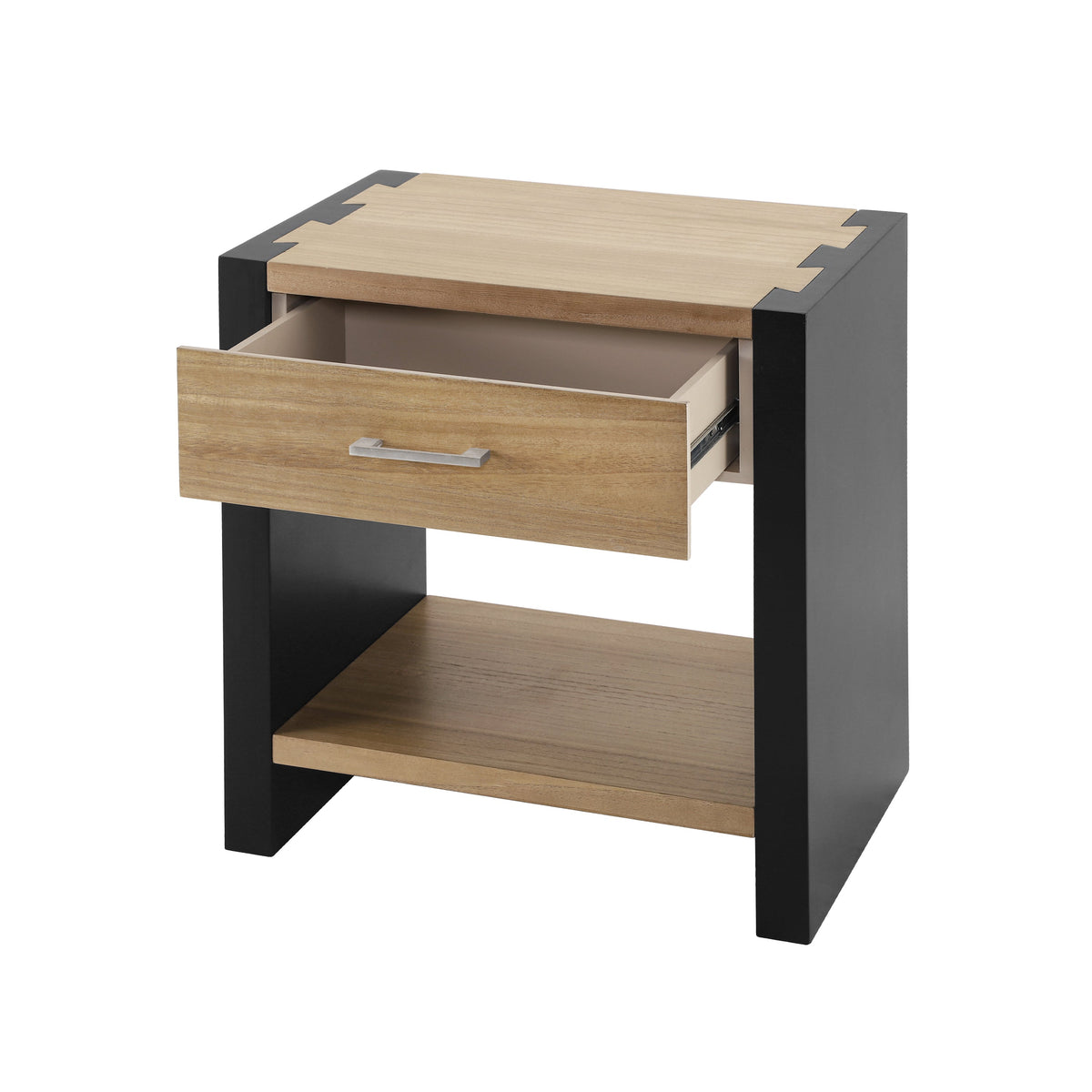 Wood Nightstand, Bedside Table, photo 5 of 10