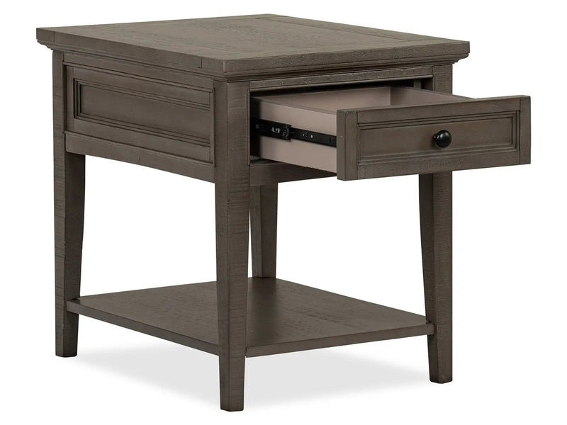 Paxton Place - Rectangular End Table - Dovetail Gray by Unique Piece Furniture