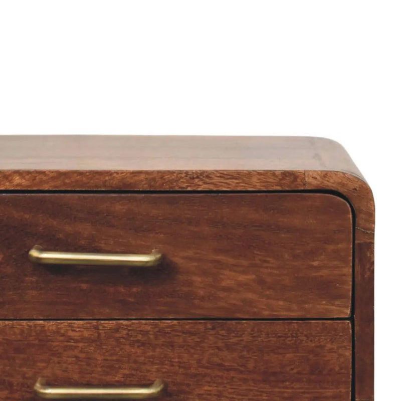 Solid Wood Astor 2-Drawer Nightstand by HouseOfZazla