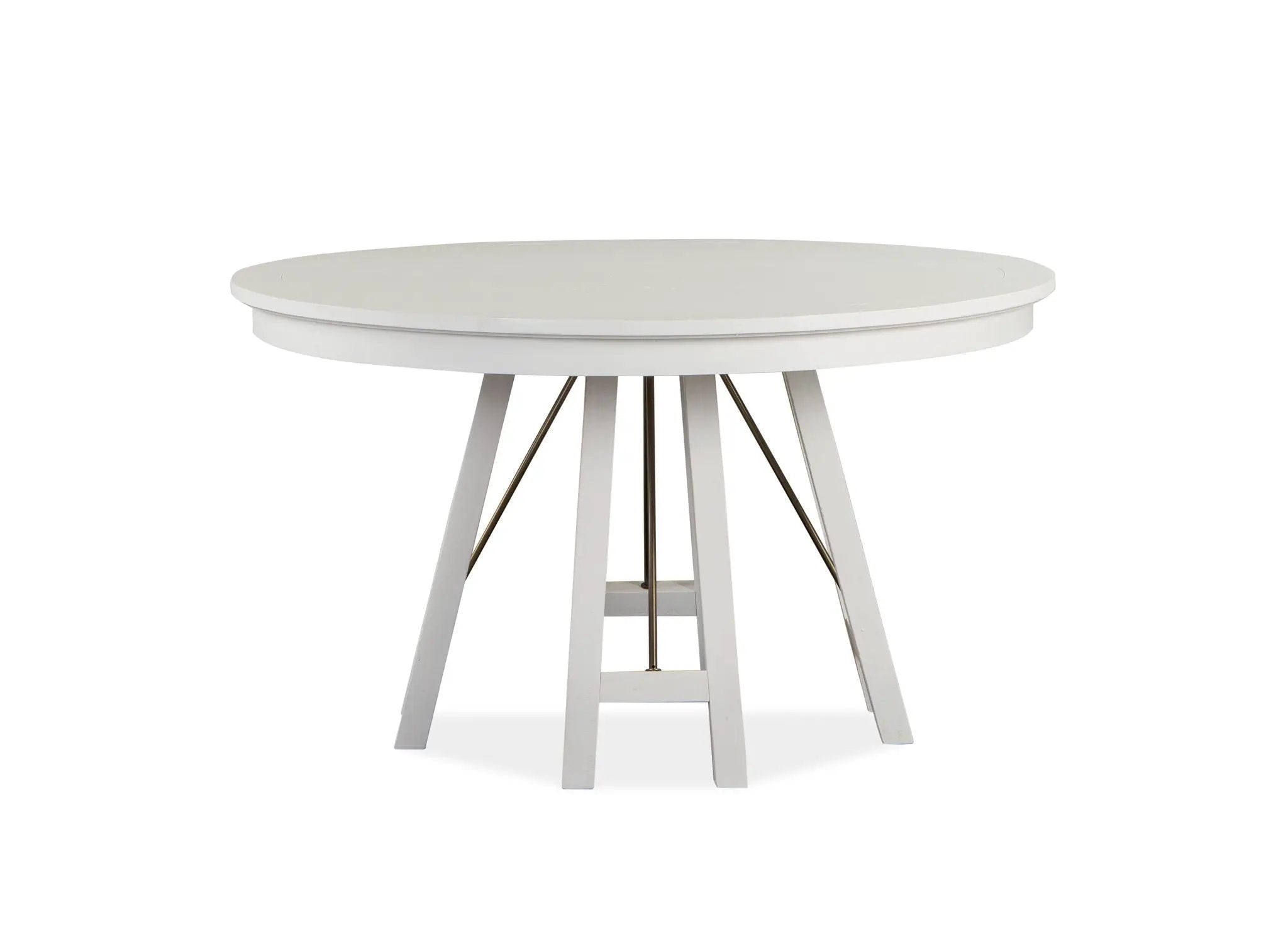 Heron Cove - Round Dining Table - Chalk White by Unique Piece Furniture