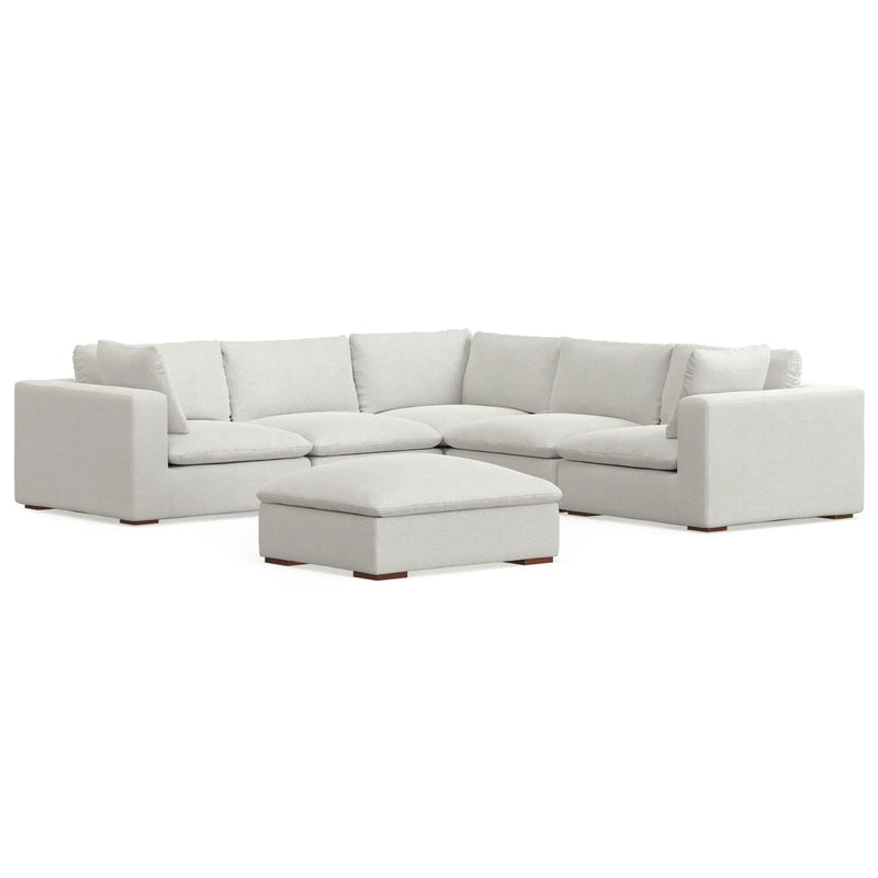 Jasmine - Handcrafted Sofa And Ottoman by HouseOfZazla