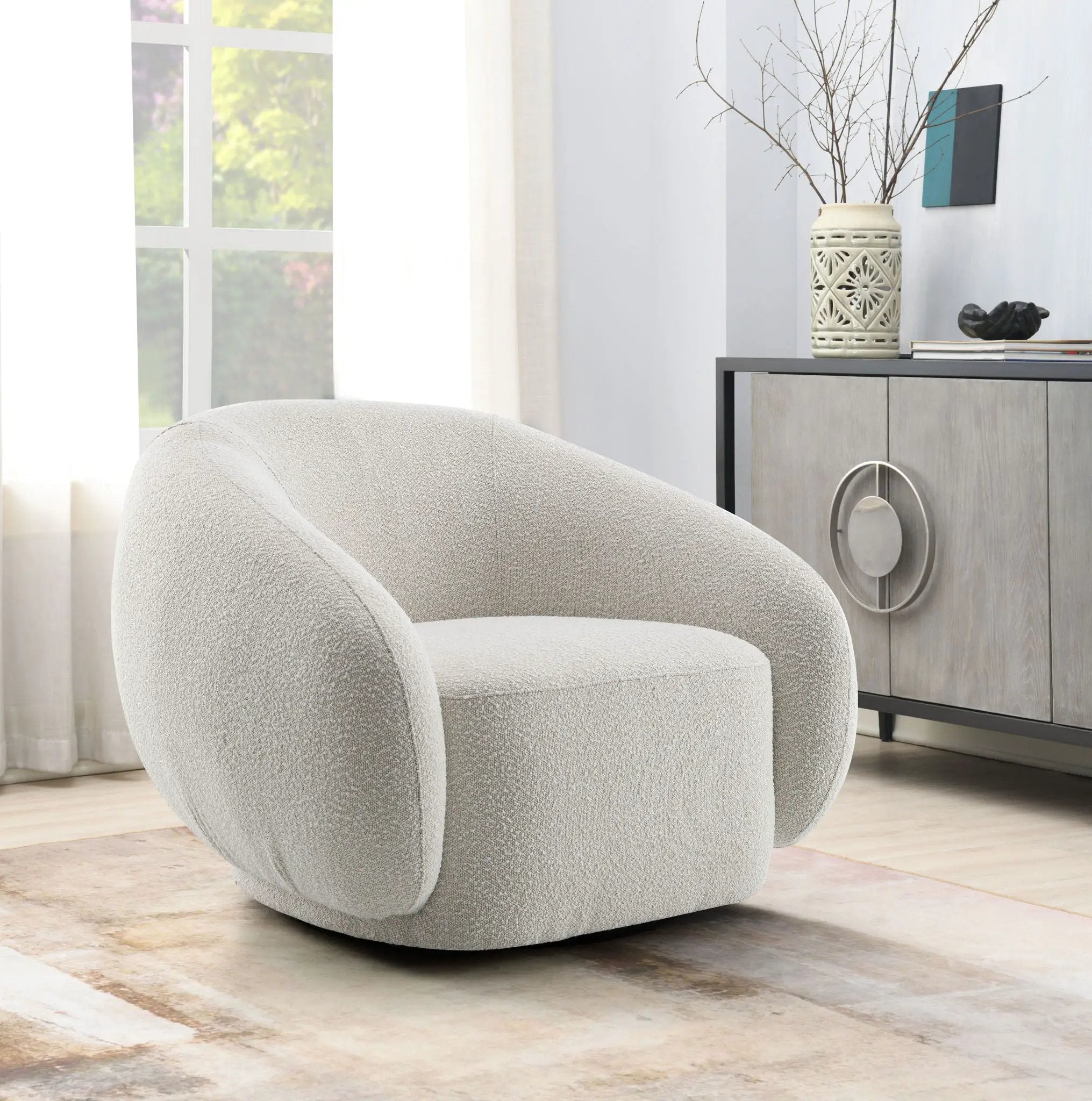 Isabel - Chair With Swivel Base by HouseOfZazla