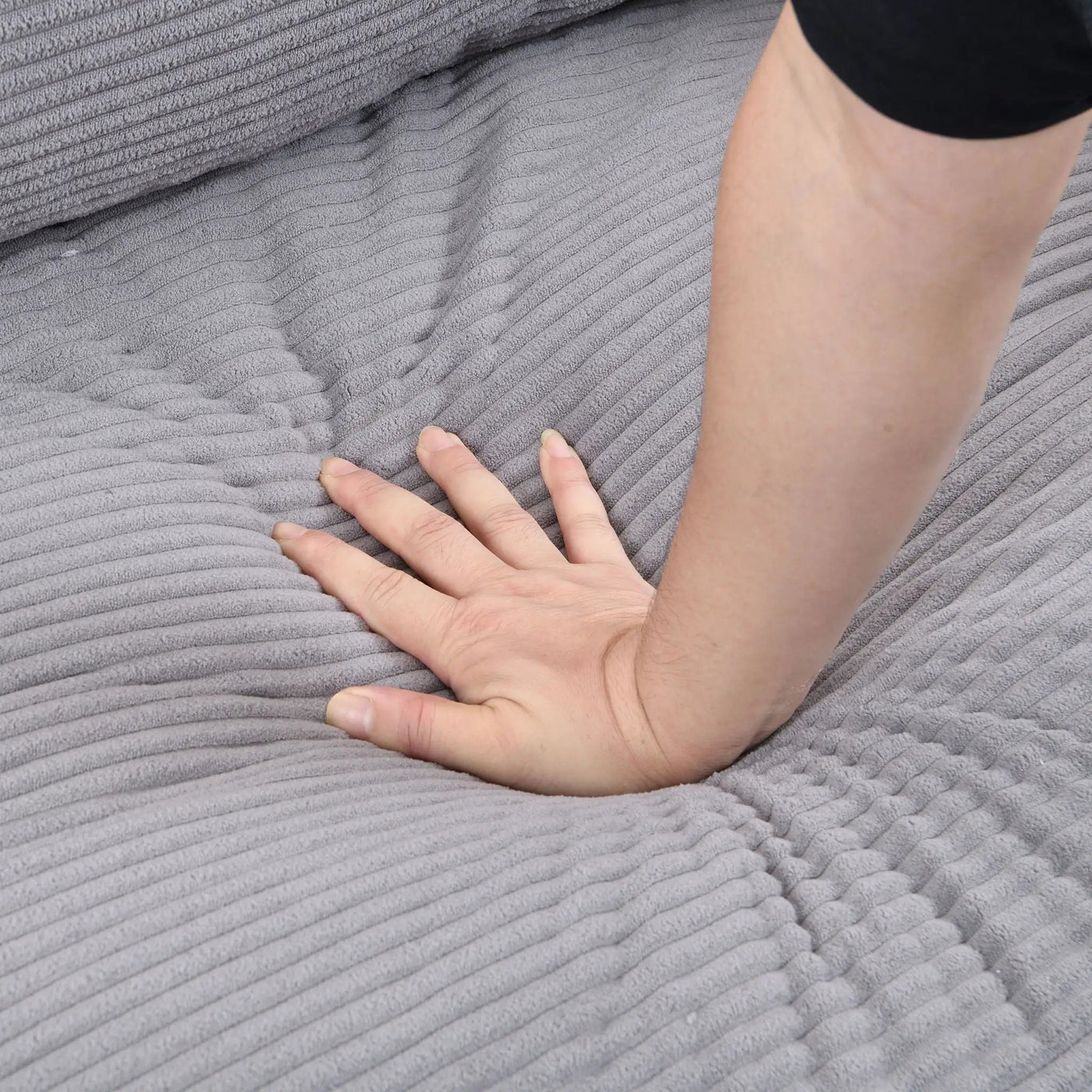 Modern Upholstered Resilience Three Seater Sofa by HouseOfZazla
