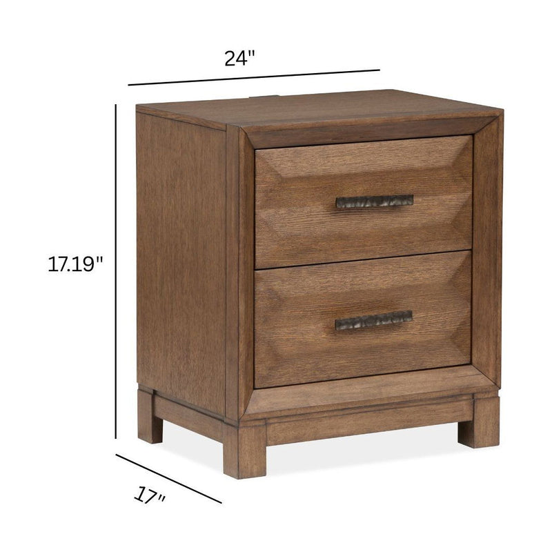 Callisto - Drawer Nightstand - Bourbon Brown, photo 5 of 7
