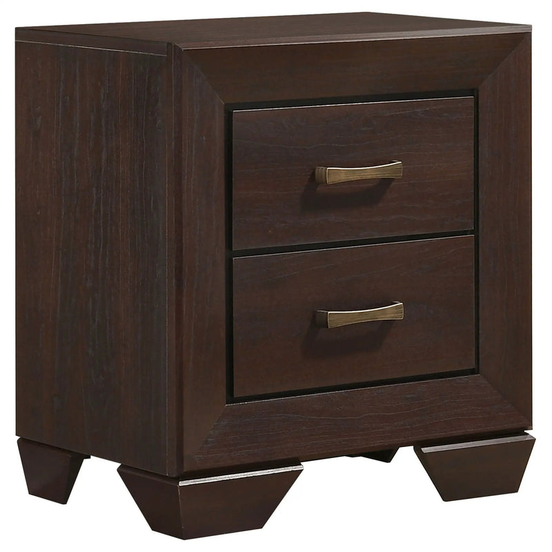 Dorian 5-piece Eastern King Bedroom Set Dark Cocoa by Unique Piece Furniture