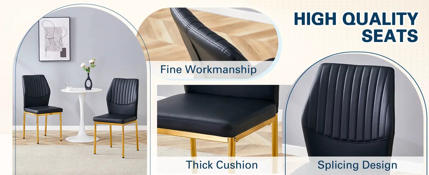 4-Piece Set of Premium Seating for Dining by HouseOfZazla