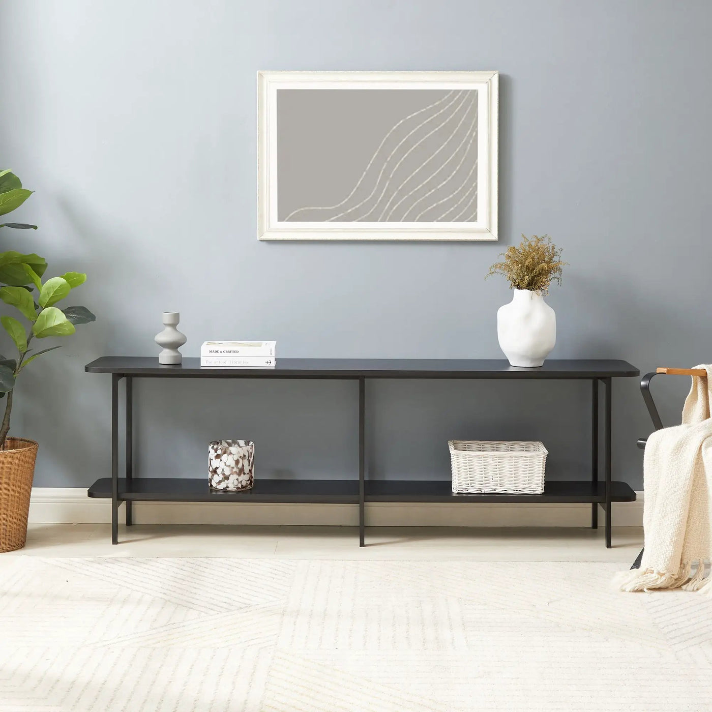 Celine - 2 Shelf Console Table by HouseOfZazla