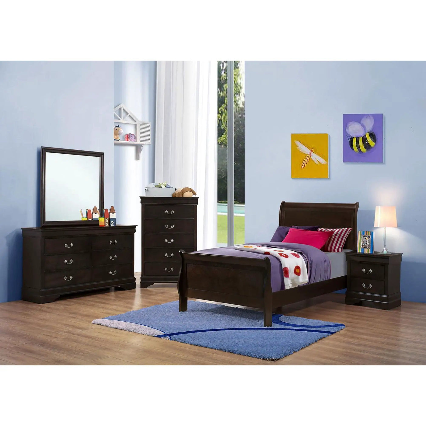 Graffenstaden - Sleigh Bed by HouseOfZazla