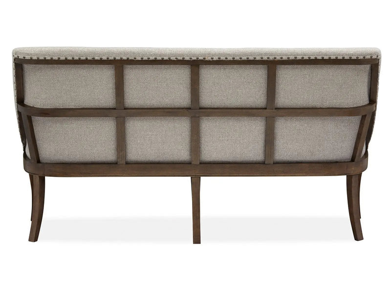 Roxbury Manor - Bench With Upholstered Seat and Back - Homestead Brown by Unique Piece Furniture