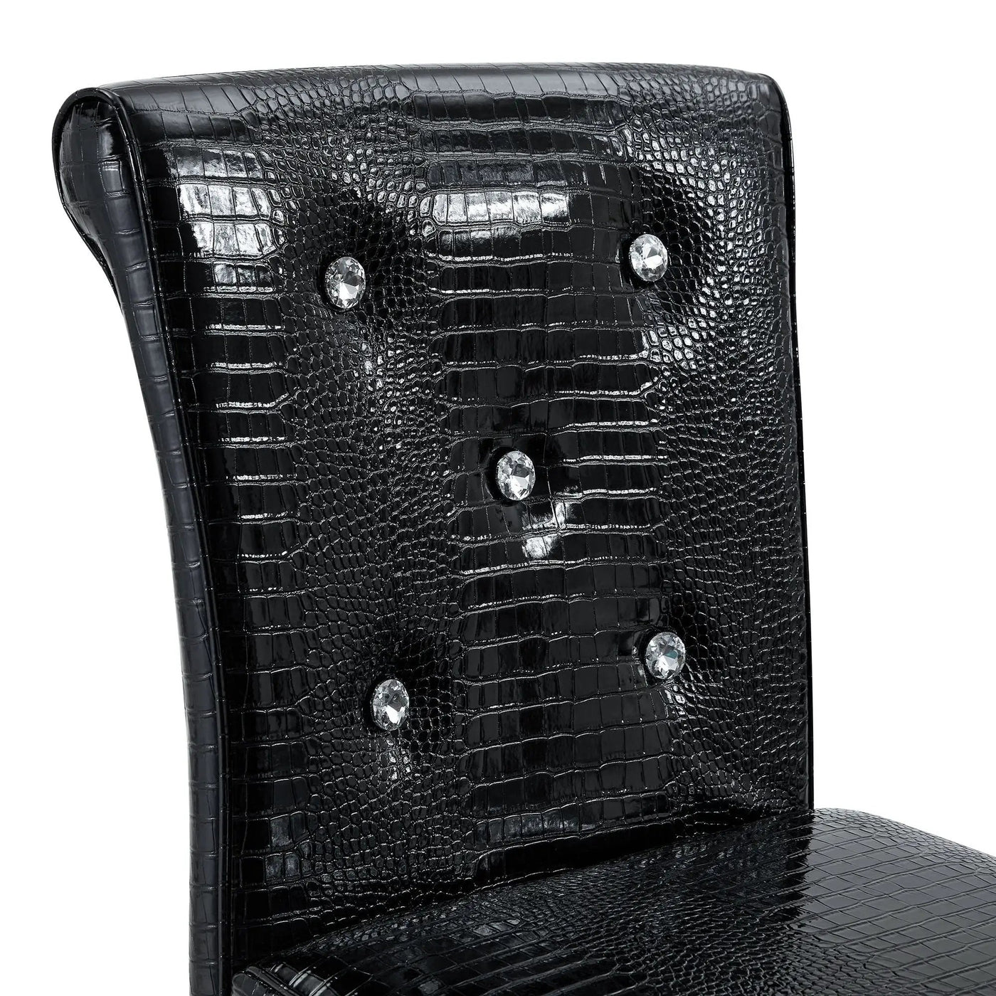 Bar Chairs With Crystal Clasp Design (Set of 2) by HouseOfZazla