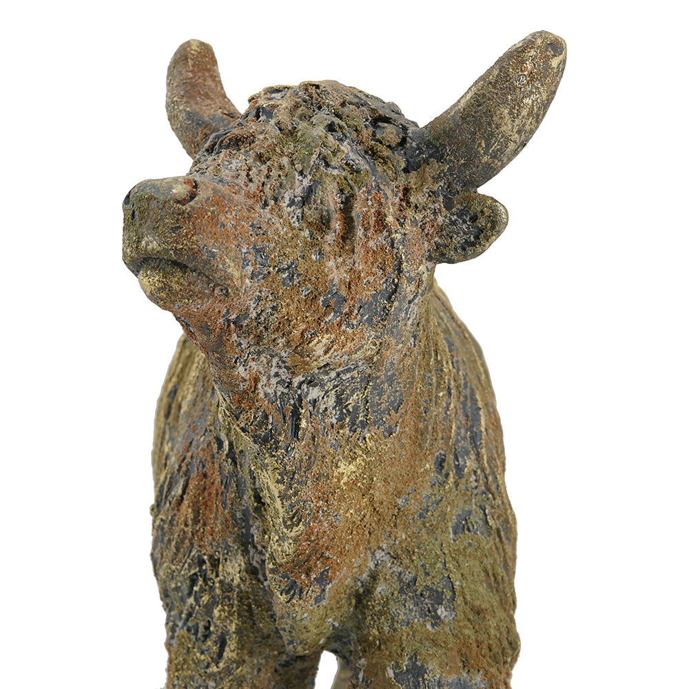 15.9x6.3x12.2"  Highland Cow Figurine, photo 5 of 10
