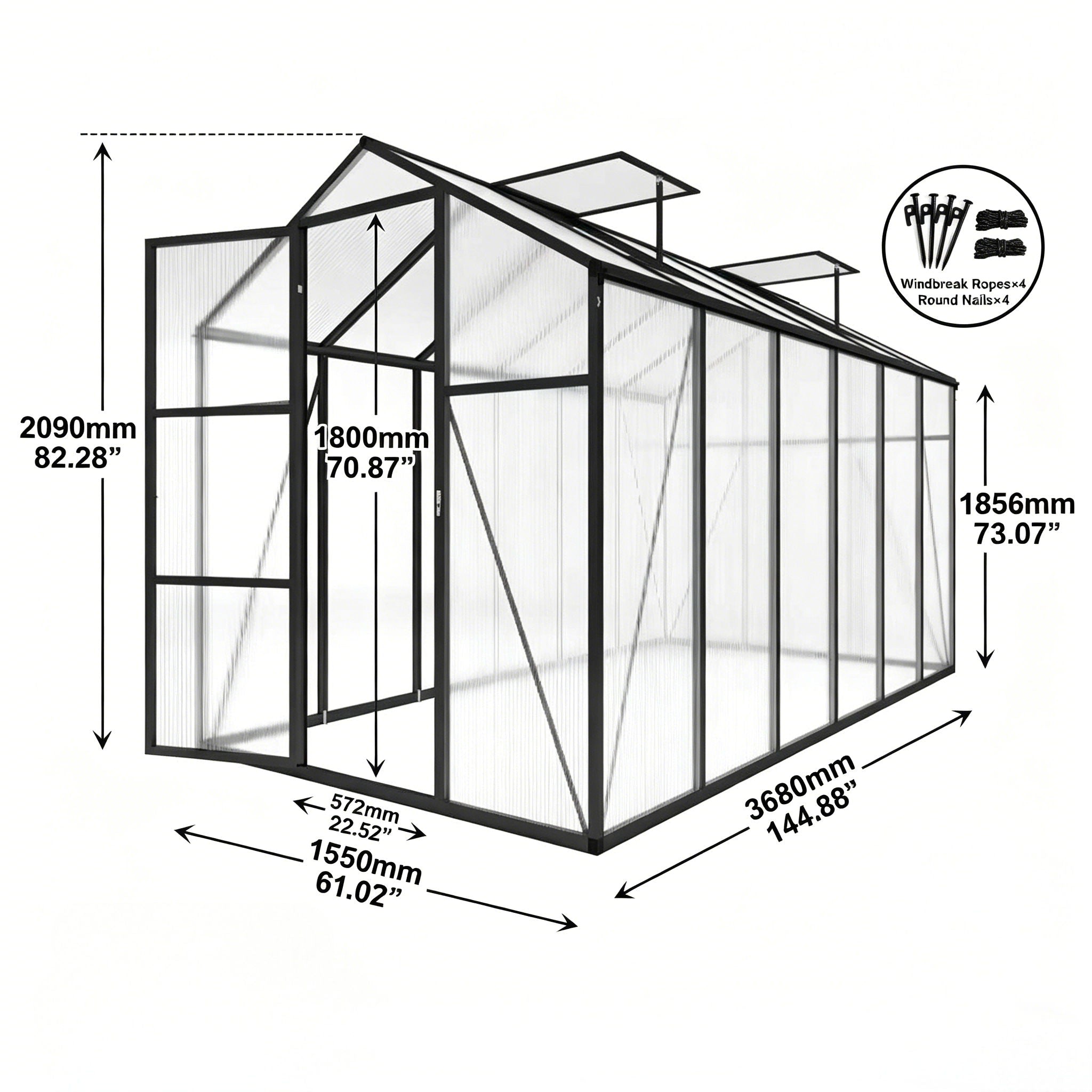 Gain Height Windproof house With Raised Base by HouseOfZazla