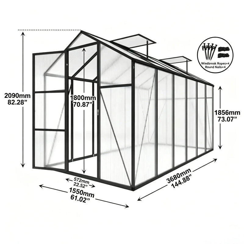 Gain Height Windproof house With Raised Base by HouseOfZazla