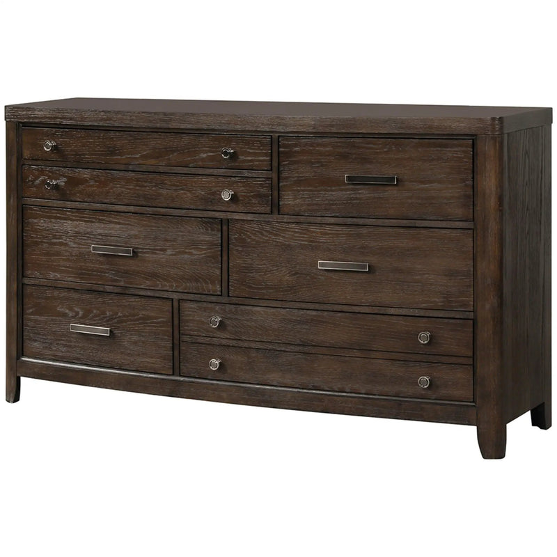 Dresser Cedar Lined Bottom Drawers - Antique Brown by Unique Piece Furniture