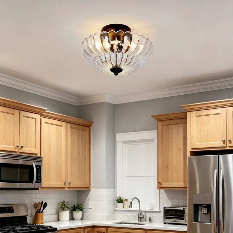 Smoky Semi Flush Mount Ceiling Light by HouseOfZazla