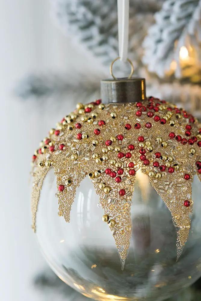 Christmas Ball Ornaments, Decorative Hanging Ball Christmas Tree Ornaments For Holiday Party Decorations by HouseOfZazla