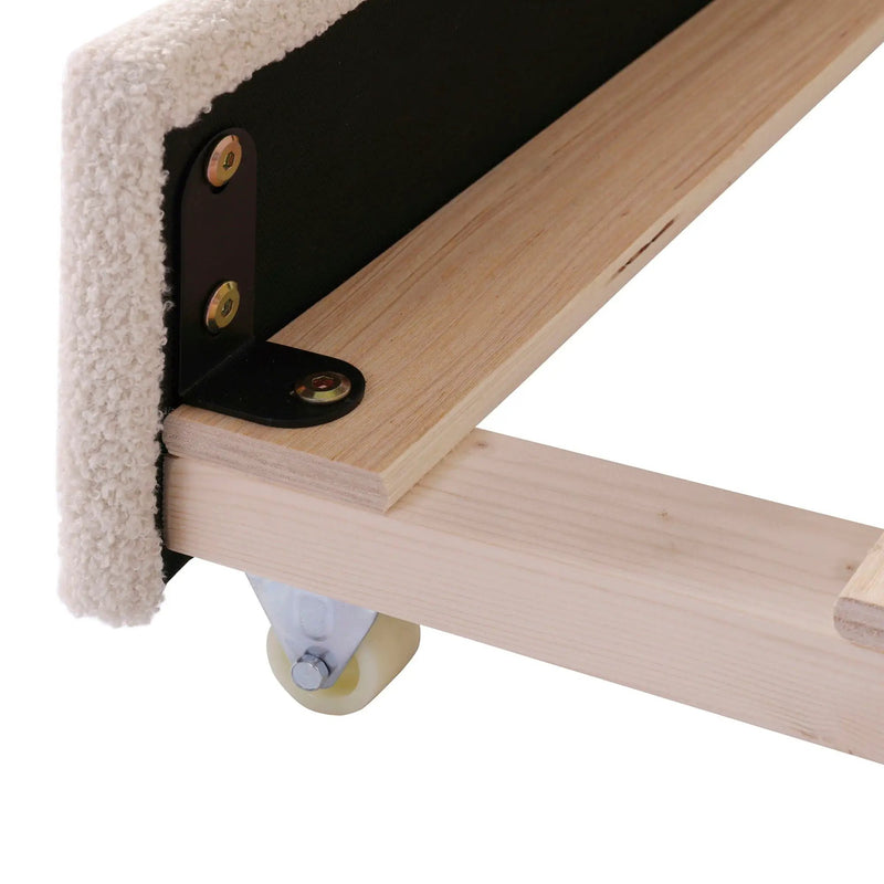 Upholstered Daybed With Storage Armrests, Trundle And Latest Integrated tooth Audio System by HouseOfZazla