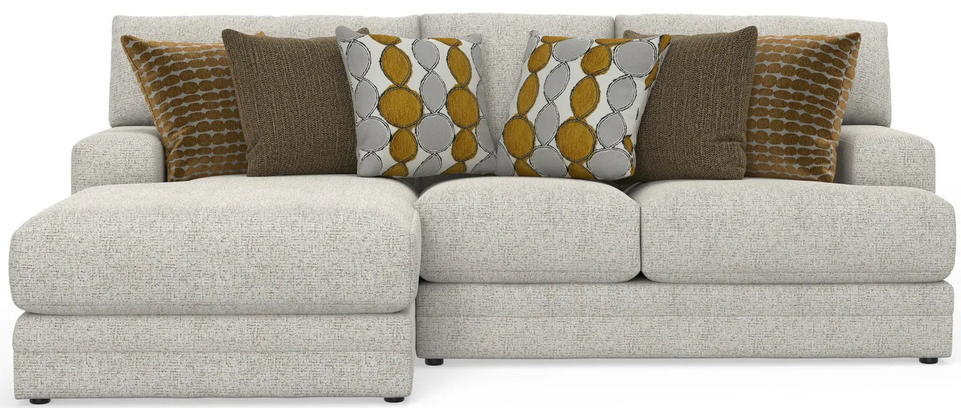 Tori - Sectional With Comfort Coil Seating And Accent Pillows Included by Unique Piece Furniture