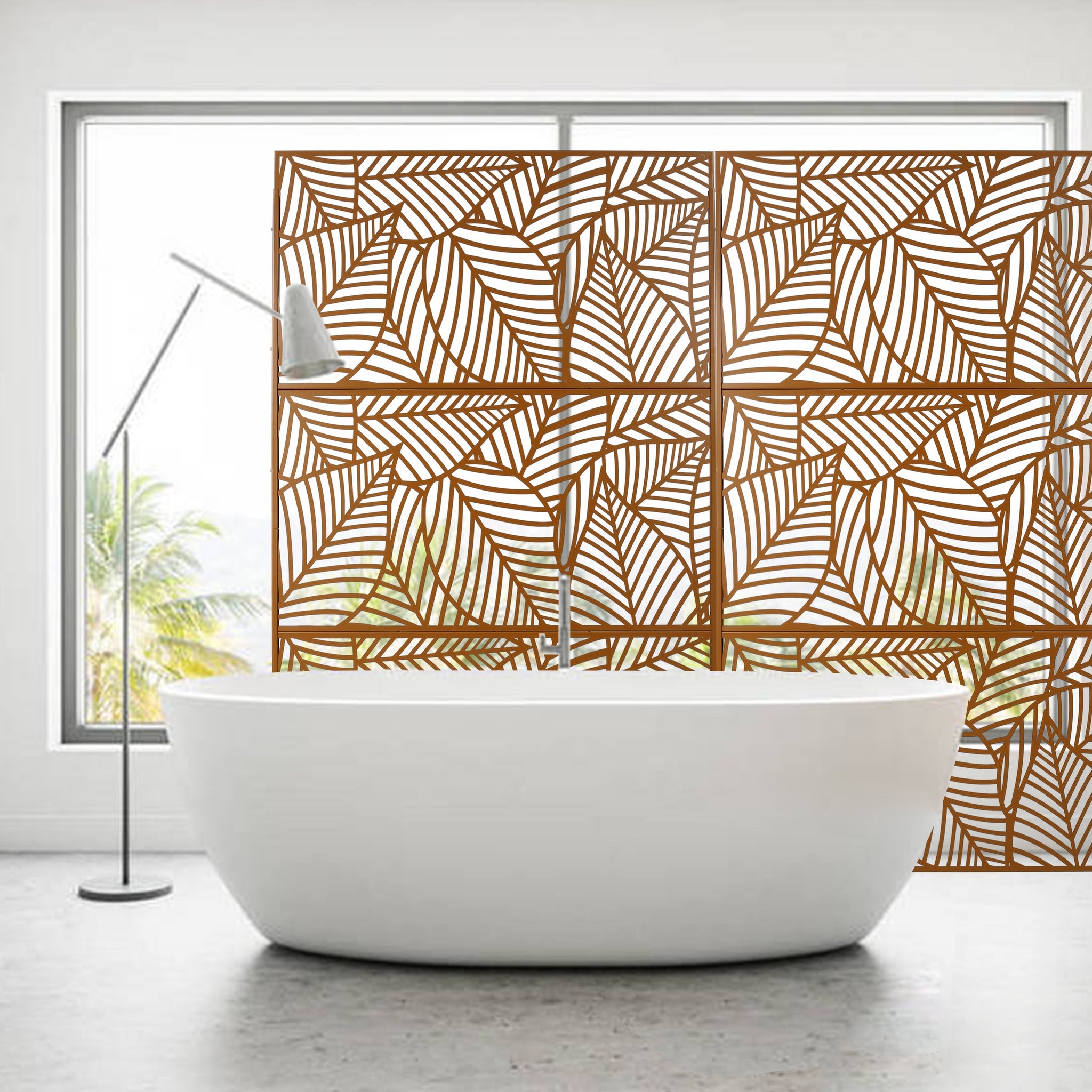 Outdoor & Indoor Privacy Screen Metal Privacy Screen by HouseOfZazla