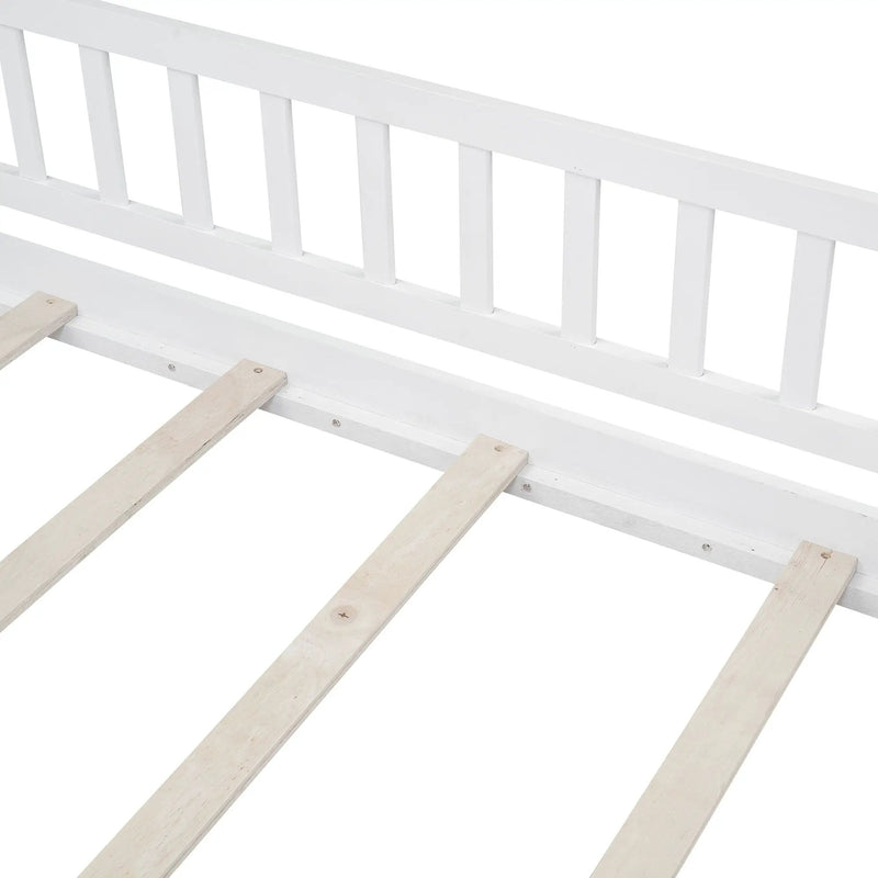 Bed House Bed Frame With Fence