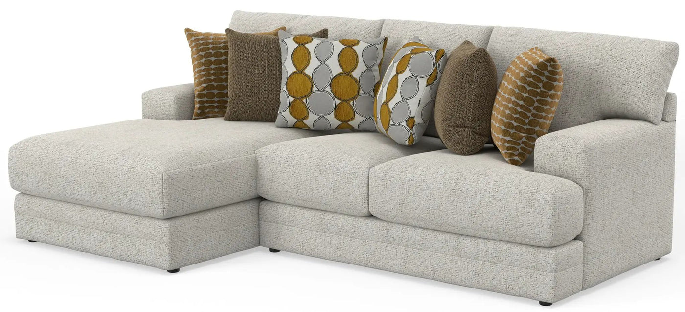 Tori - Sectional With Comfort Coil Seating And Accent Pillows Included by Unique Piece Furniture