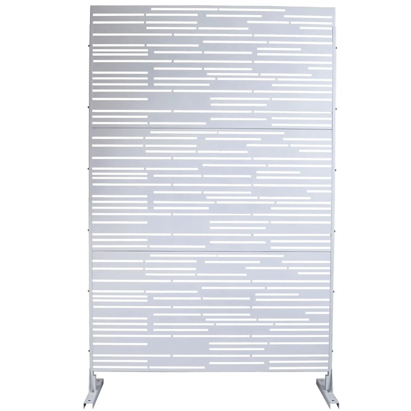 Outdoor & Indoor Freestanding Metal Privacy Screen by HouseOfZazla