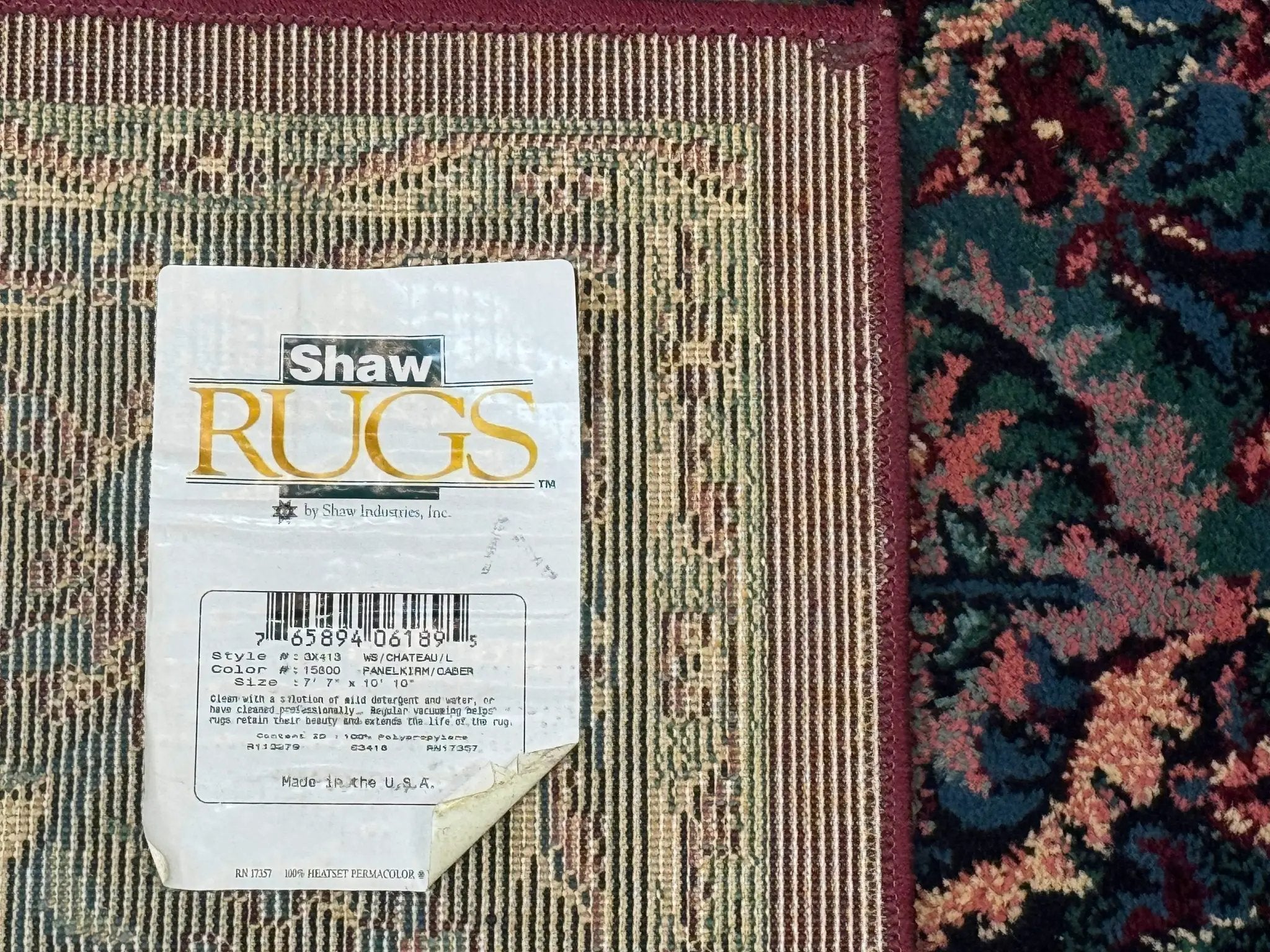 Multicolor Panel Kirman Rug 8x11 by Jewel Rugs
