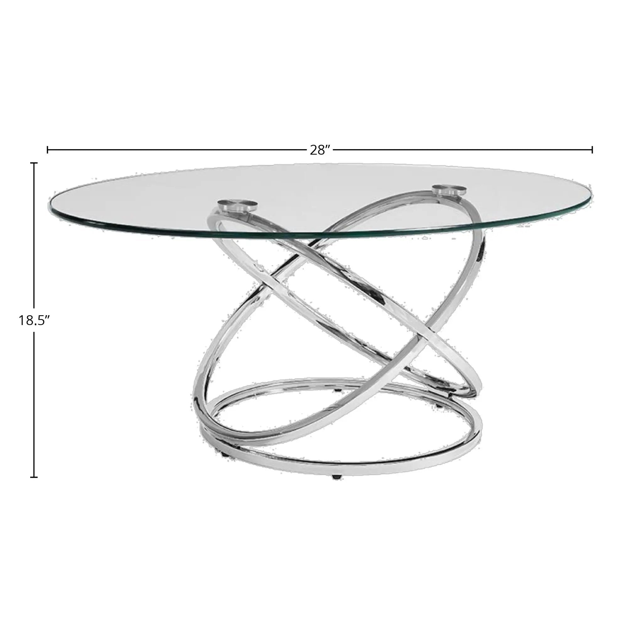 Cocktail Table Set - Chrome by HouseOfZazla