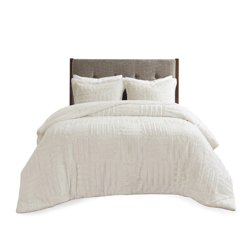 Full/Queen Fur Down Alternative Comforter Mini Set by HouseOfZazla