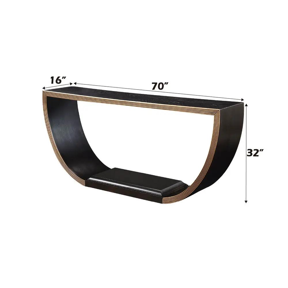 Maceo - Console Table - Black & Gold by Unique Piece Furniture