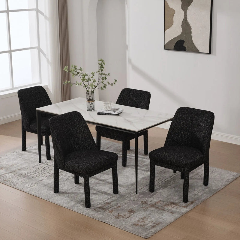 Wide Minimalist Dining Chair by Unique Piece Furniture