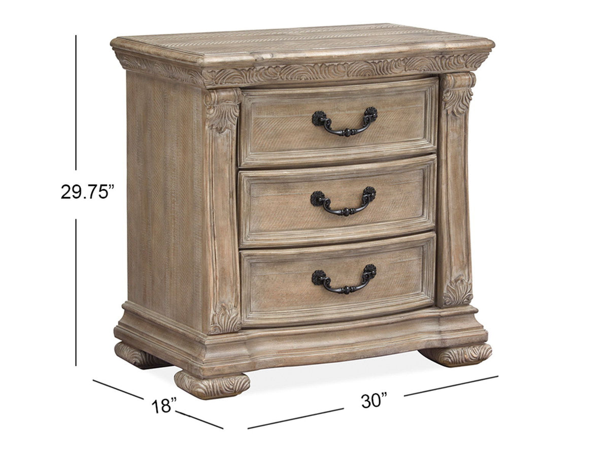 Marisol - Drawer Nightstand - Fawn, photo 7 of 7