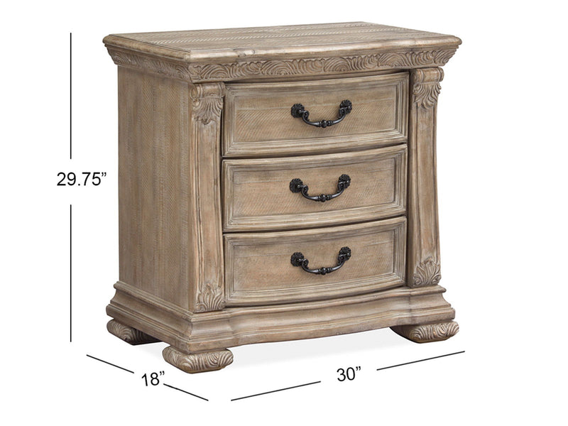 Marisol - Drawer Nightstand - Fawn, photo 7 of 7