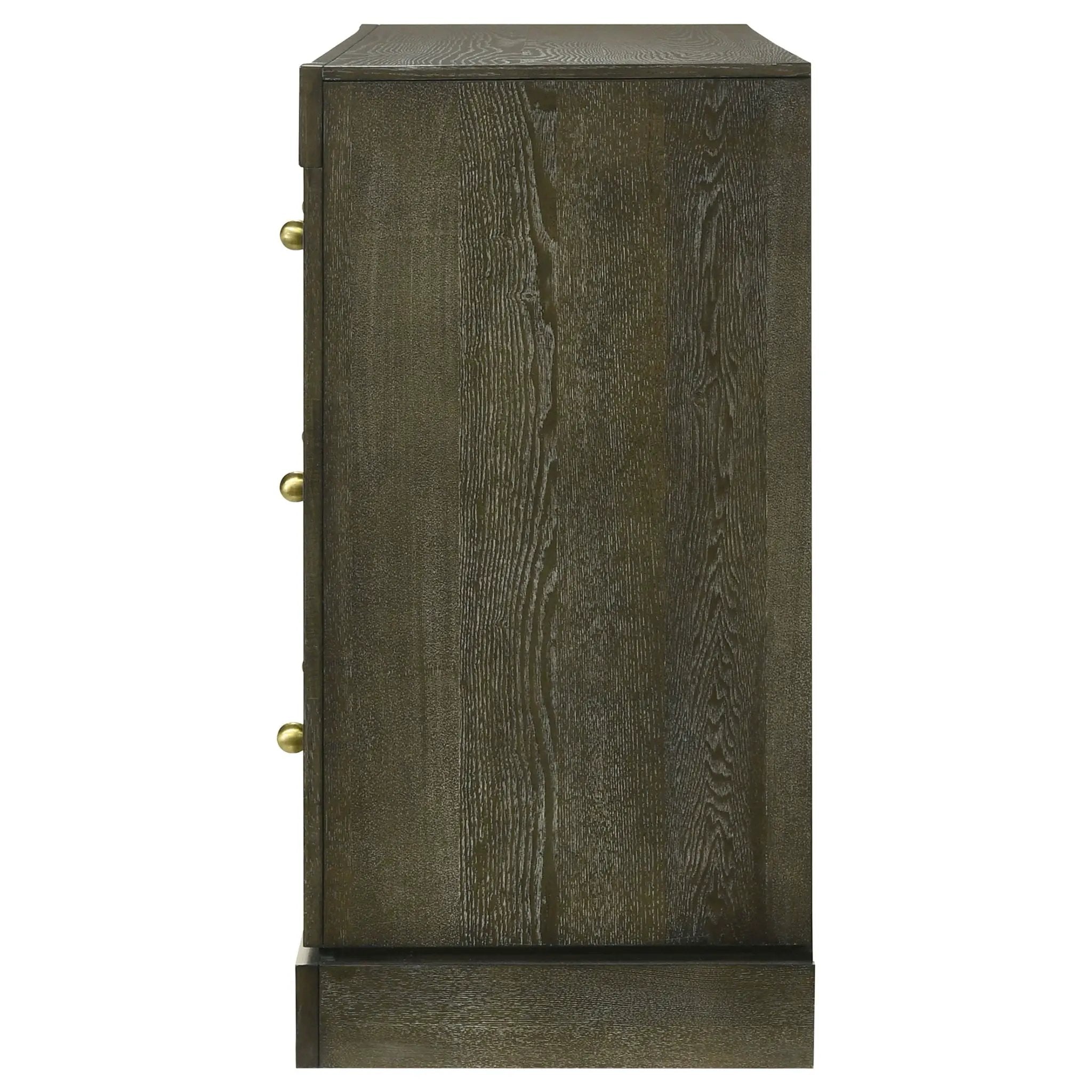 Gran Park 6-drawer Dresser Cabinet Dark Cocoa by Unique Piece Furniture