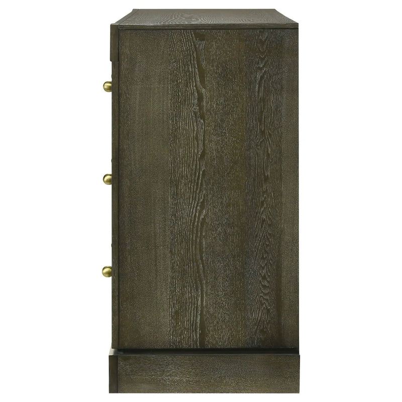Gran Park 6-drawer Dresser Cabinet Dark Cocoa by Unique Piece Furniture