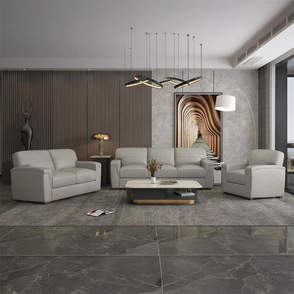 Cornelia - Chair - Pearl Gray Leather by Unique Piece Furniture